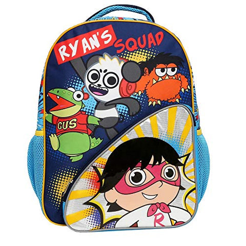 Ryan’s World Backpack for Boys & Girls, Ryan School Bookbag, 16 Inch