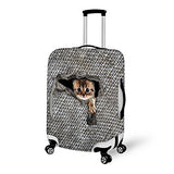 Lovely Cat Travel Luggage Protective Covers for 26"-30" Suitcase Elastic