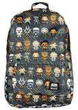 Loungefly x Star Wars Han Solo Chibi Character Print Backpack (One Size, Multi)