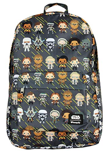 Loungefly x Star Wars Han Solo Chibi Character Print Backpack (One Size, Multi)