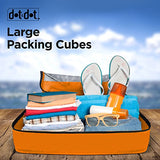 Dot&Dot Large Packing Cubes for Travel - 4 Piece Luggage Accessories Organizers