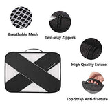 Defway Packing Cubes Travel Luggage Organizers - Compression Storage Bag Set