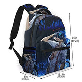 Blue Exorcist Rin Okumura Casual Backpack Computer Shoulders Bag Cool Lightweight Hiking Backpack Bookbags