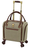 London Fog Cambridge Ii 15" 8 Wheel Under Seat Bag, Olive Houndstooth