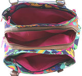 Lily Bloom Maggie Satchel Handbag, Floral Fiesta