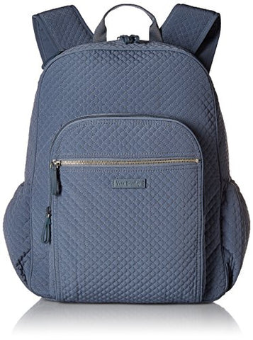 Vera Bradley Iconic Campus Backpack, Microfiber, Charcoal