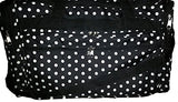 22 Inch Fashion Multi Pocket Gym Dance Cheer Travel Carry On / Duffle Bag (Blank - Black W/ White