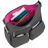 Baggallini Everywhere Travel Crossbody Bag, Charcoal, One Size