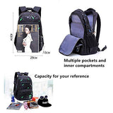 Fanci Geomatric Triangle Prints Waterproof Primary Middle School Backpack Bookbag for Elementary