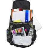 Fuel Wide Mouth Sports Backpack with Laptop Compartment for School, Travel, Outdoors - Olive