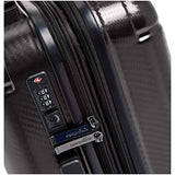 AmazonBasics Oxford Luggage Expandable Suitcase with TSA Lock Spinner, 20-Inch Carry-On, Black