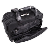 Mckleinusa Damen 70715 R Series Nylon Detachable-Wheeled Laptop Case (Black)