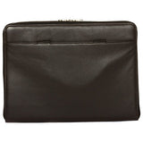 Hook And Albert Leather Reversible Portfolio Brown (Brown)