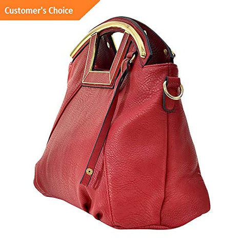 Sandover Dasein Soft Faux Leather Frame Handle Satchel 5 Colors Shoulder Bag NEW | Model LGGG -