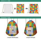 Doginthehole Gym Mochila Drawstring Backpack Bag Sack Bag Stylish Lightweight