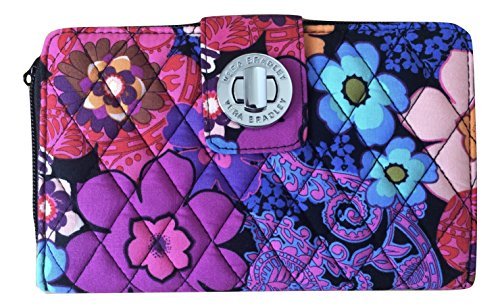 Vera Bradley Turn-Lock Wallet (One Size, Floral Fiesta)