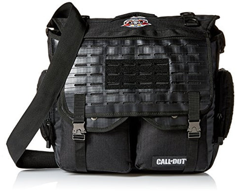 Bioworld Men'S Call Of Duty Infinite Warfare Messenger Bag, Black