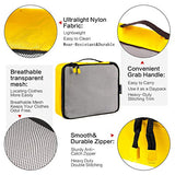 BAGAIL 6 Set Net Packing Cubes Multi-Functional Luggage Packing Organizers for Travel Accessories