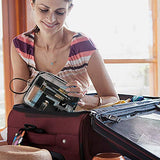 3pcs TSA-Approved Clear Travel Toiletry Bag With Handle Strap, ANRUI Airline Kit 3-1-1 Clear