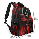 Casual Backpack,Boxing Gloves Print,Business Daypack Schoolbag For Men Women Teen