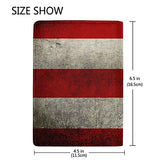 Unisex Leather Passport Cover Holder, Puerto Rico Flag Passport Case, Anti-theft Waterproof