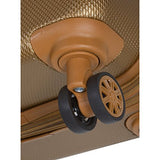 Dejuno Legion Hardside Spinner TSA Combination Lock Carry-on Suitcase-Coffee