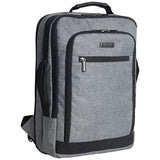 Kenneth Cole Reaction Dual Compartment Slim 17" Laptop Backpack Charcoal One Size