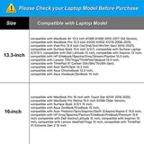 MOSISO Laptop Shoulder Bag Compatible with MacBook Pro/Air 13 inch, 13-13.3 inch Notebook Computer, Polyester Trumpet Creeper Carrying Briefcase Sleeve with Trolley Belt