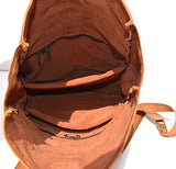 Vintage Leather Macbook Briefcase Leather School Bag Backpack Rucksack