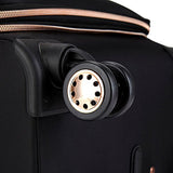 Kensie Luggage Kensie 3-Piece Softside Luggage Set, Black