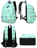 Bookbags For Teens, Cute Cat And Fish Laptop Backpack School Bags Travel Daypack Handbag By Mygreen