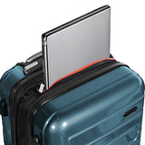Olympia Nema 2-Piece Pc Hardcase Carry-on Set W/TSA Lock, Teal