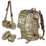 GHP 600D Oxford 420D Nylon Military Camouflage Molle Design Outdoor Camping Backpack