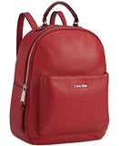 Calvin Klein Sage Small Backpack RedSilver Metallic