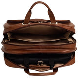 McKleinUSA ROCKFORD 86515 Brown Leather 17" Laptop Case