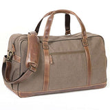Boconi Bryant LTE Leather Getaway Duffel Bag in Mahogany