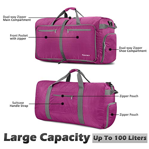 Shop Gonex 100L Foldable Travel Duffel Bag fo – Luggage Factory