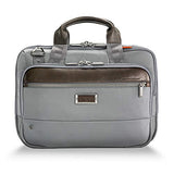 Briggs & Riley Small Expandable Brief Briefcase Grey One Size