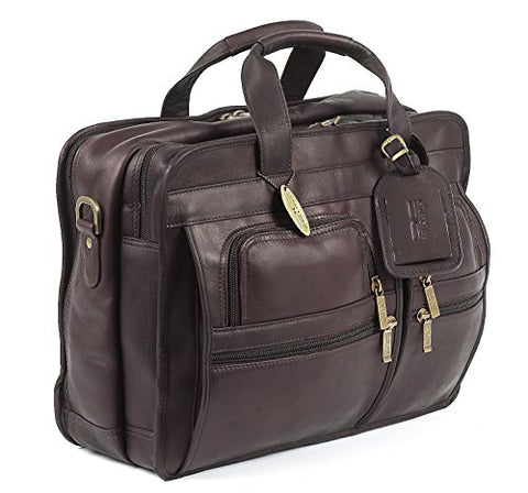 Claire Chase Executive Computer Briefcase, Cafe, One Size