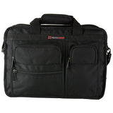 Alpine Swiss Conrad Messenger Bag 15.6 Inch Laptop Briefcase with Tablet Sleeve Black