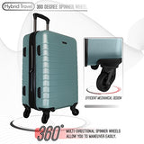 3 PC Luggage Set Durable Lightweight Spinner Suitecase LUG3 SK0040 SAGE