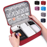 Electronic Organizer Travel Universal Cable Organizer Electronics Accessories Cases for Cable, Charger, Phone, USB, SD Card