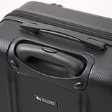 Mia Toro Baggi Hardside Spinner 20'' Carry-on, Black