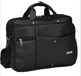 15.6 inch Travel PU Leather Laptop Carrying Messenger Shoulder Bag Briefcase Sleeve Case for Dell