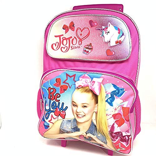 Nickelodeon JoJo Siwa 16" Large Rolling Backpack-15826