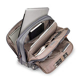 Briggs & Riley Small Expandable Brief Briefcase Grey One Size