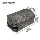 Toiletry Bag Star Paisley Pattern Womens Beauty Makeup Case Brush Cosmetic Organizer
