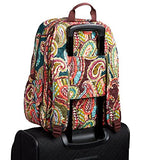 Vera Bradley Quilted Signature Cotton Campus Tech Backpack (One_Size, Heirloom Paisley)