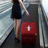 Wine Check Luggage Complete Set Red #3768