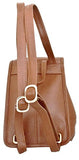 Leatherbay Mini Backpack (Dark Brown)